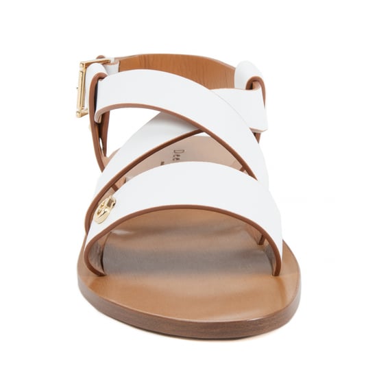 Dee Ocleppo Womens Flat Sandal White OC3501 White Calf - Image 2