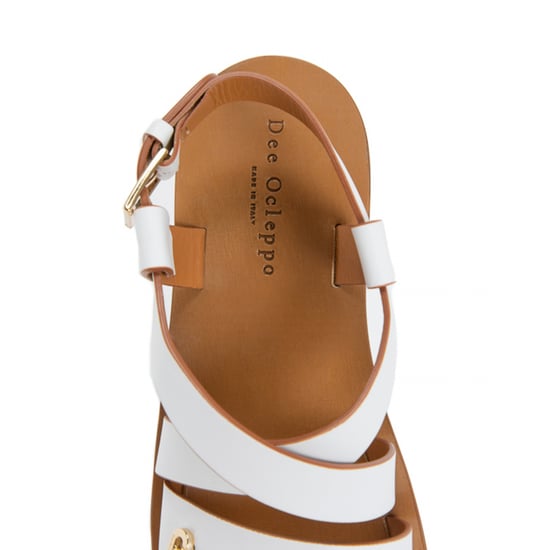 Dee Ocleppo Womens Flat Sandal White OC3501 White Calf - Image 4