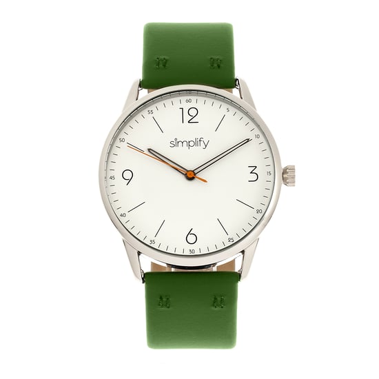 Vereenvoudig Het 6300 Horloge met Leren Band - Image 1