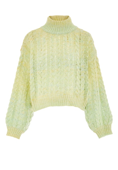 Mymo Jumper Dames LIME MUNT - Image 1