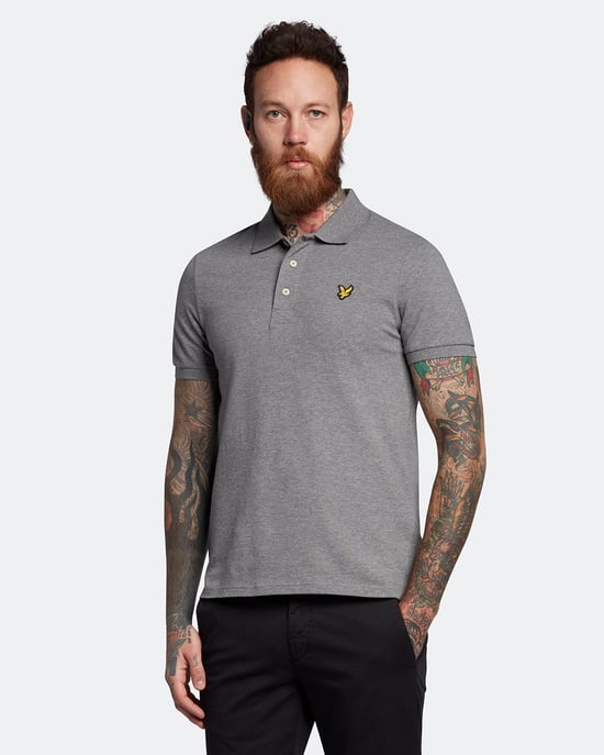 Lyle & Scott Gewoon poloshirt in Grijs - Image 1
