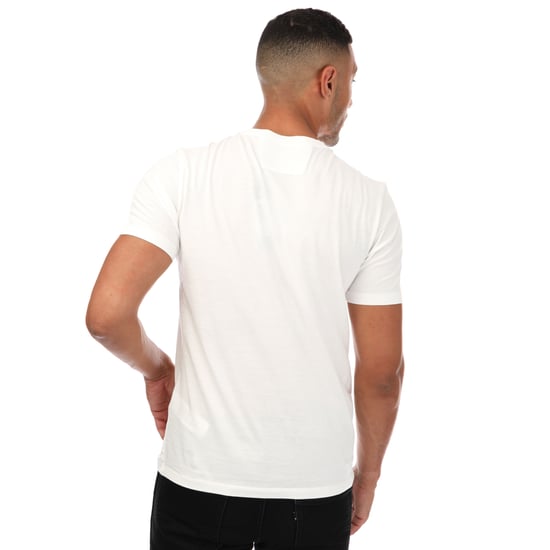 Men's C.P. Company 30/1 Small Logo T-Shirt in White