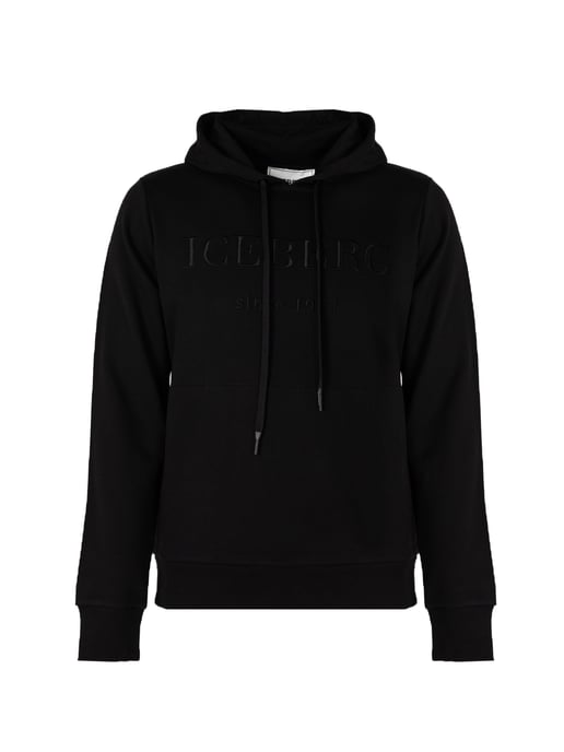 Iceberg Sweatshirt Hoodie Men's Black