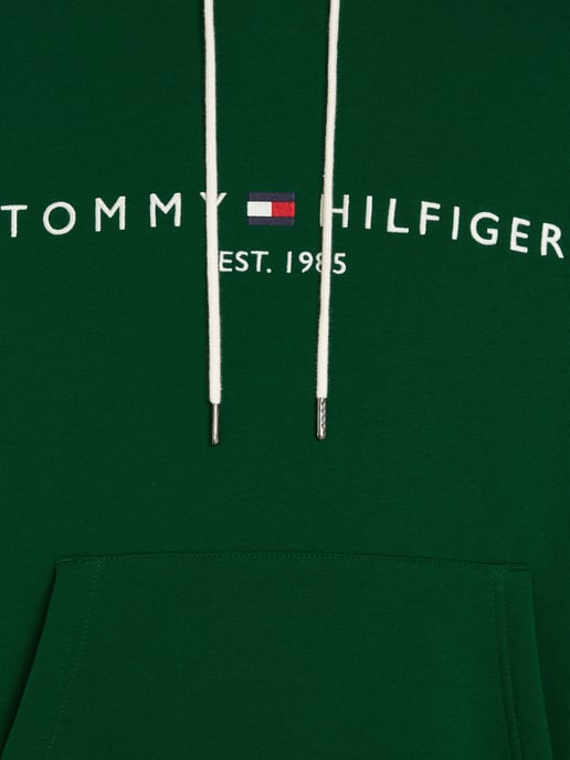 Tommy Hilfiger hoodie met biologisch katoen prep green - Image 6