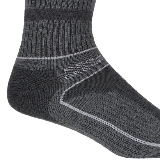 Regatta Dames/dames Samaris 3 Season Boot Socks (Bruingrijs/Licht Staal) - Image 2