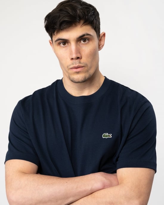 Lacoste Mens Classic Cotton Fit Jersey T-Shirt - Image 2