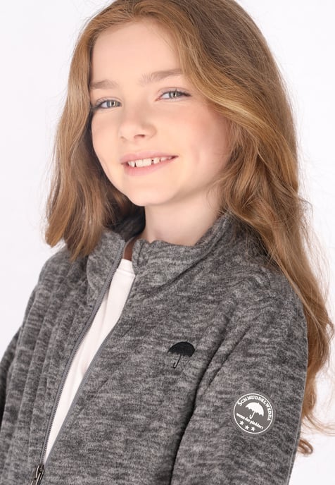 Schmuddelwedda Fleece jas meisjes (kinderen) grijs melange - Image 5