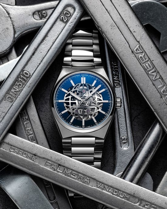 Frédérique Constant Highlife Heren Horloge Zilverkleurig FC-310NSKT4NH6B - Image 5