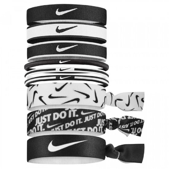Nike Unisex haarband voor volwassenen (set van 9) (Zwart/Wit) - Image 1