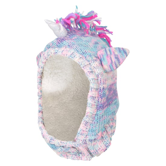 Mountain Warehouse Kinder/Kinder Unicorn Fleece Gevoerde Bivakmuts (Paars) - Image 3