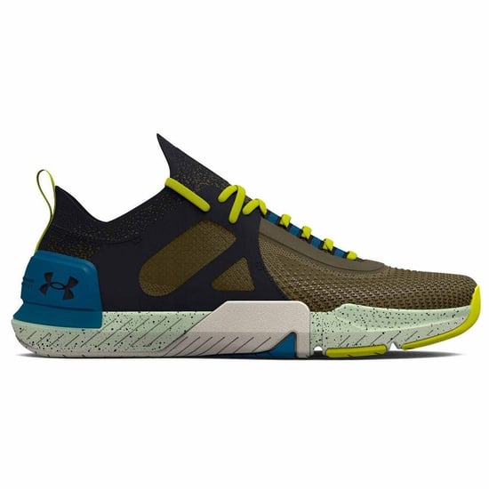 Under Armour TriBase Reign 4 Pro Green Mens Running Trainers