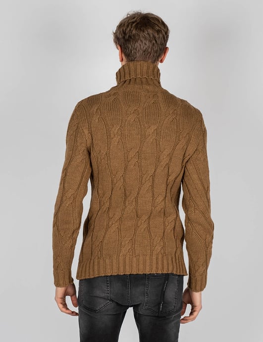 Xagon Man stoppen Turtleneck Mannen beige - Image 4
