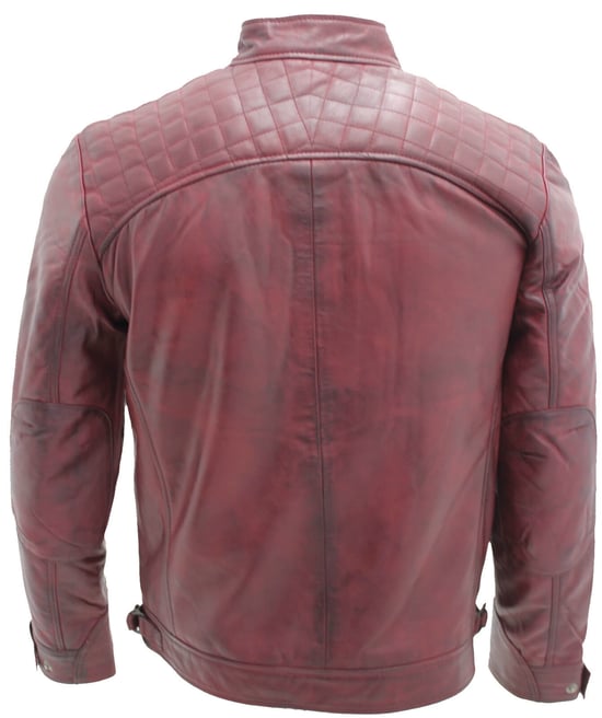 Quilted leather biker jacket from Rock Racing