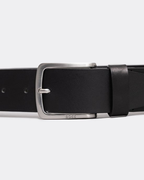BOSS Orange Jor-V Italiaanse Leren Riem met Logo-gegraveerde Gesp - Image 4