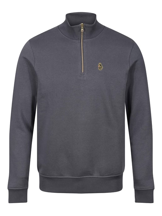 Luke 1977 Higgs Quarter-Zip Sweat Grey
