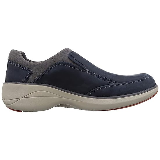 Clarks Un Rise Step Mens Blue Boat Shoes