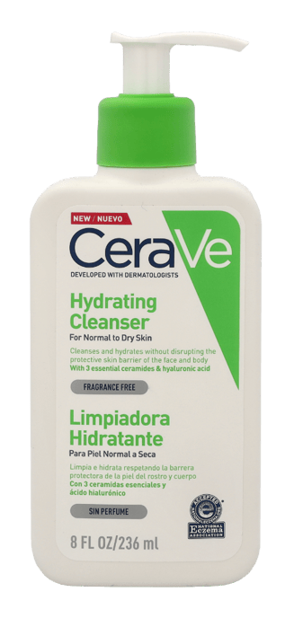 CeraVe Hydrating Cleanser w/Pump236 ml. - Image 1