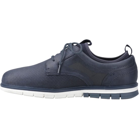 Pod Murphy Leer Heren Navy Veterschoenen - Image 4