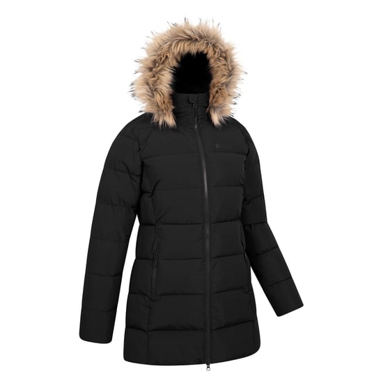 Mountain Warehouse Dames/Dames Nola Lang Gewatteerd Jasje (Zwart) - Image 4