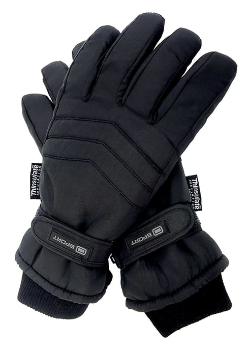 3m Dunsulate waterdichte skihandschoenen voor heren - Zwart - Image 1