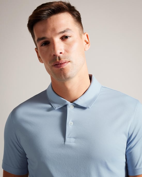 Ted Baker Zeiter Heren Korte Mouwen Slim Fit Zachte Touch Polo - Image 3