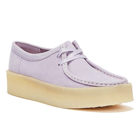 Clarks Wallabee Cup Nubuck Dames Lila Schoenen - (Paars) - Image 2