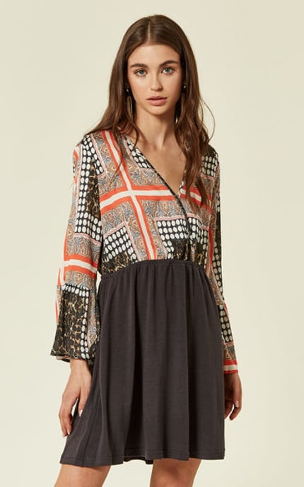 Dancing Barefoot Leopard Print Skater Dress