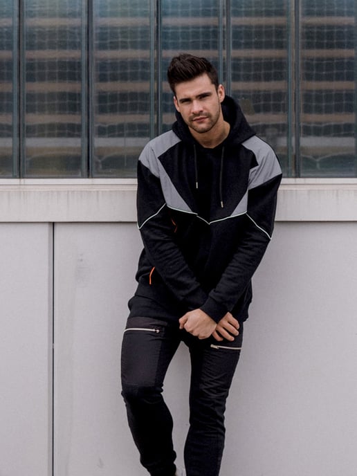 Les Hommes blouse Oversize Mannen zwart - Image 2