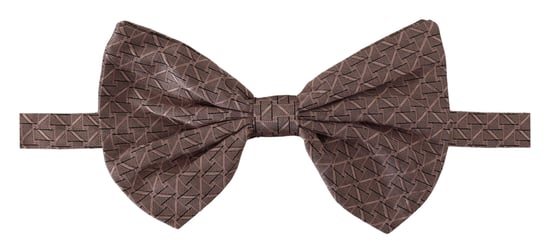 Dolce & Gabbana Grijs Fantasieprint Verstelbare Hals Papillon Strik Herenstropdas - Image 1