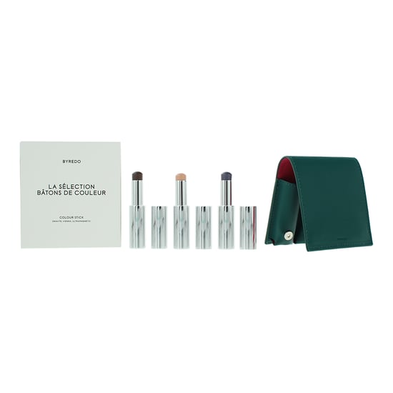 Byredo Colour Stick Set 3 x 9g with Leather Pouch Deep Teal - Dravite, Vienna + Ultramagnetic