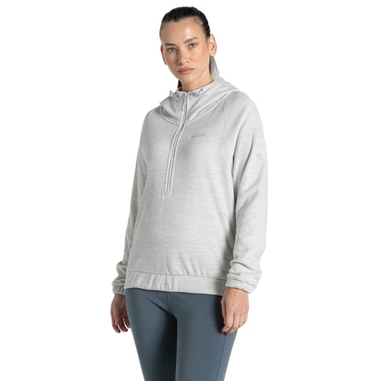 Craghoppers Dames/Dames Esk Half Zip Fleece Top (Maangrijs) - Image 1