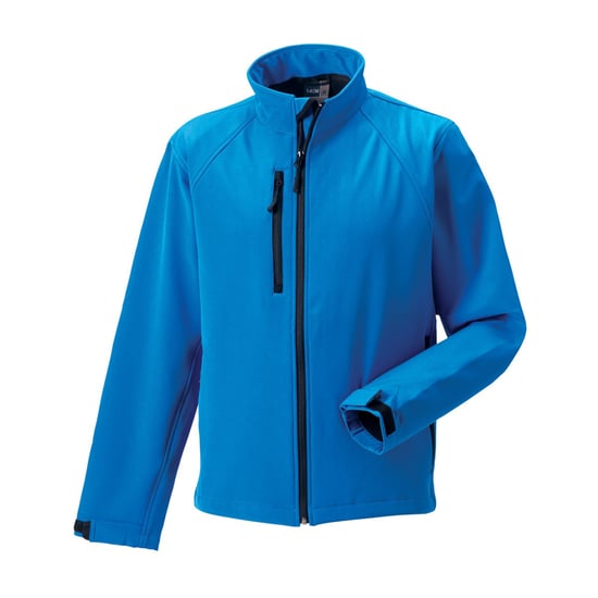 Russell Heren waterbestendig & winddicht Softshell-jasje (Azuurblauw) - Image 4