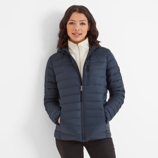 North RDS Womens Hooded Jacket Dark Indigo