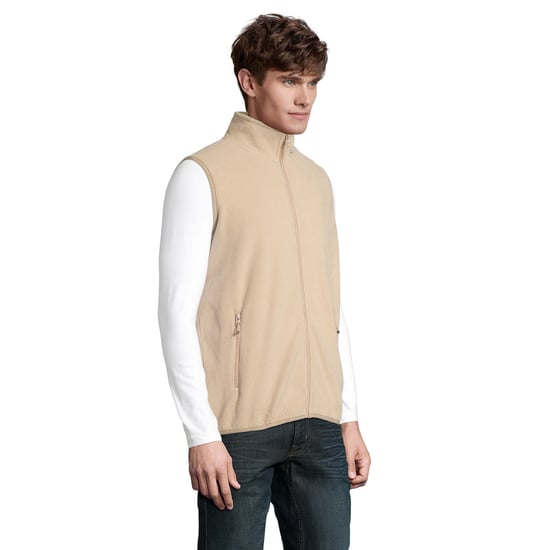 SOLS Uniseks Fleece Bodywarmer met rits voor volwassenen (Touw) - Image 3