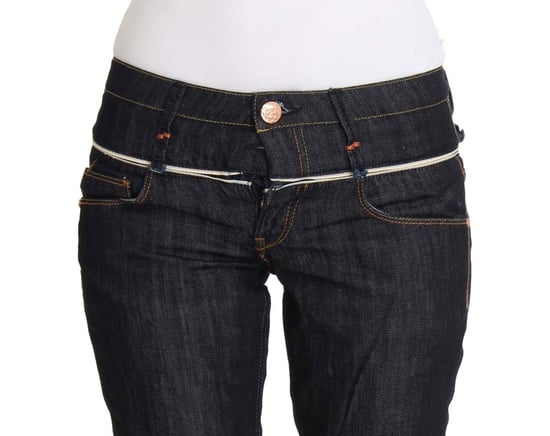 Acht Dames Blauwe Denim Katoenen Broeken Recht Model Jeans - Image 5