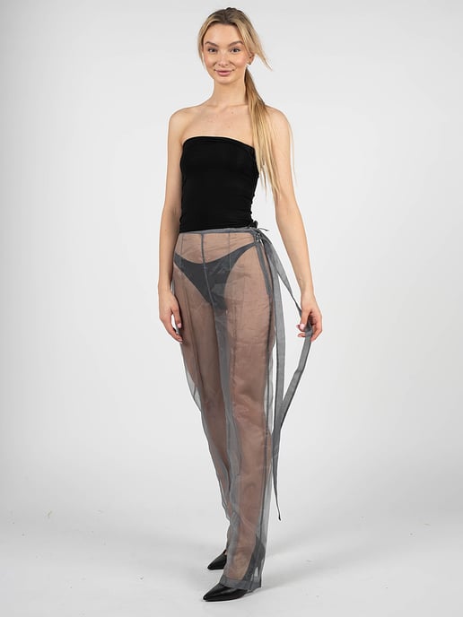 Patrizia Pepe broek Vrouw Grijs - Image 3