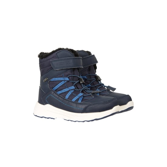 Mountain Warehouse Denver Adaptive Waterdichte Sneeuwlaarzen voor Kinderen/Kinderen (Marine) - Image 1