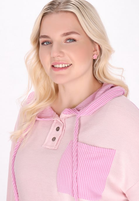 Mymo Plussize sweatshirt vrouwen roze - Image 5