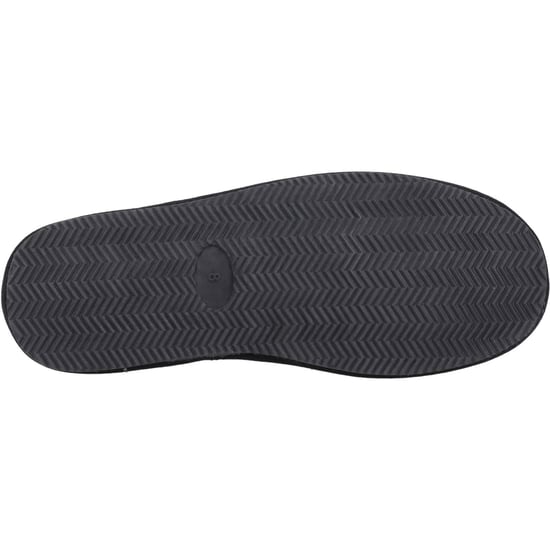 Hush Puppies Charles Suède Herenpantoffels Zwart - Image 3