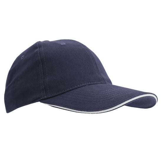 SOLS Unisex Buffalo 6 Panel Baseball Cap (Franse marine / Wit) - Image 1