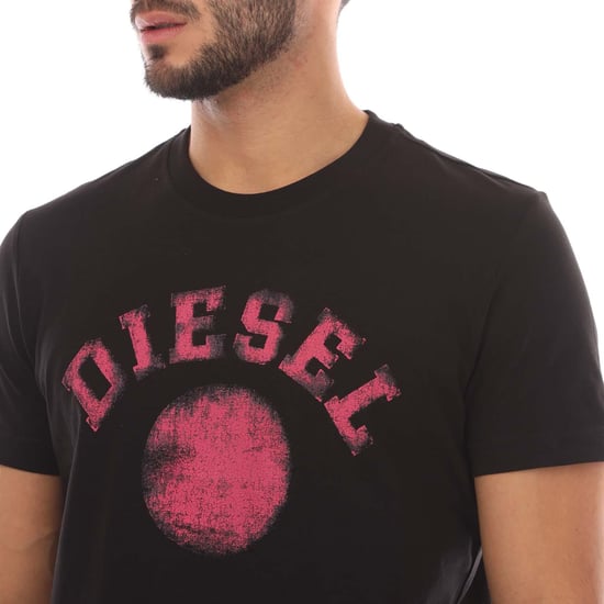 Diesel T-Diegor 9-F T-shirt voor heren in zwart - Image 3