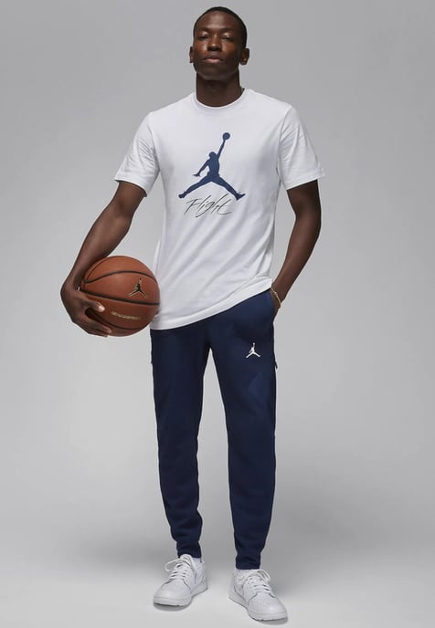 Nike Jordan Jumpman Flight T Shirt in Wit - Image 4
