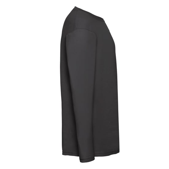 Fruit of the Loom Heren Valueweight T-shirt met lange mouwen (Zwart) - Image 3