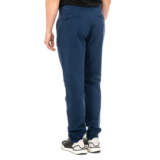 Long trousers with straight cut hems and belt loops KMT006 man