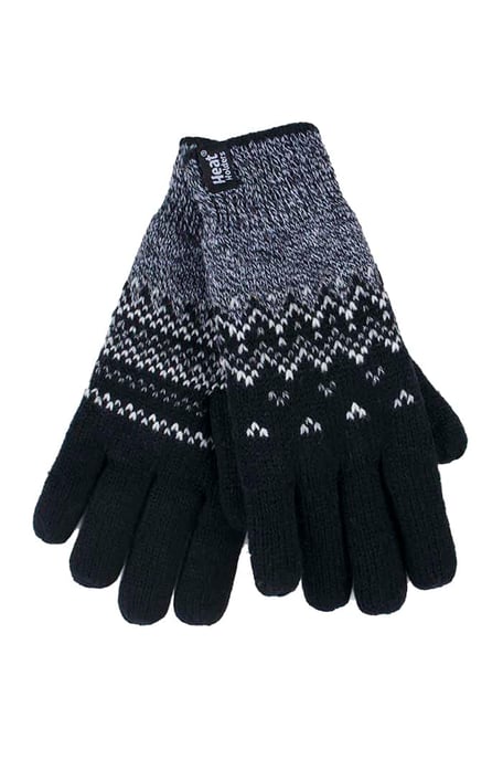 Heat Holders - Thermische dameshandschoenen in Scandinavische stijl - Zwart (Trondheim) - Image 1