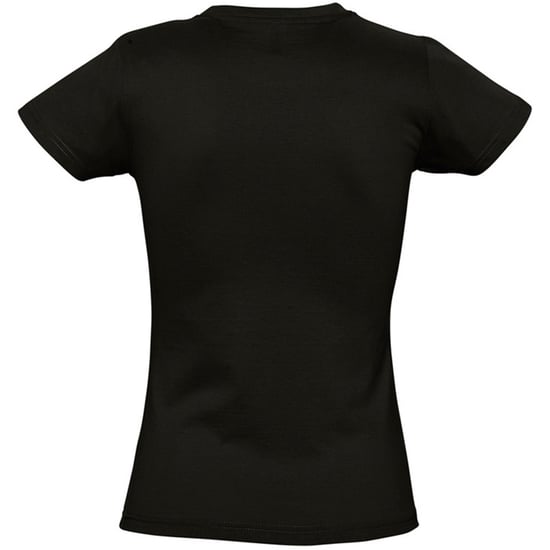 SOLS Dames/dames Imperial Heavy Short Sleeve T-Shirt (Diep zwart) - Image 2