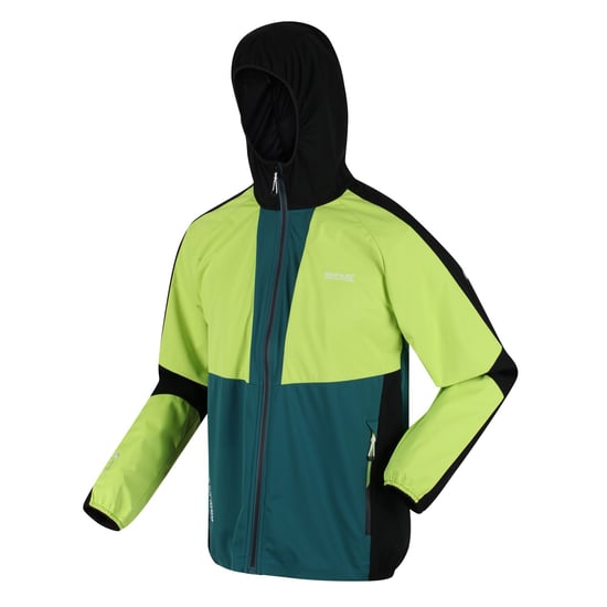 Regatta Heren Tarvos V Soft Shell Jas (Helder kiwi/Pacifisch groen) - Image 4
