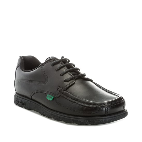 Boy's Kickers Children Fragma Lace Shoe in Black
