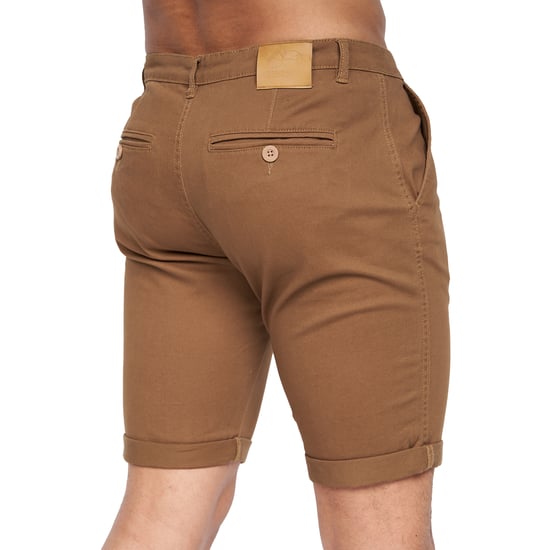 Crosshatch Heren Sinwood Chino Shorts (Kaneel) - Image 2