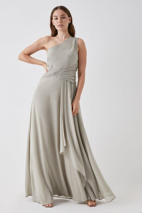 Debut London by Coast One Shoulder Bridesmaids Maxi Dress
